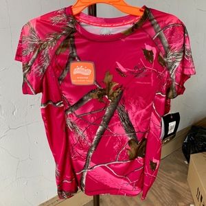 Realtree Women's Camo Performance T-Shirt Pink